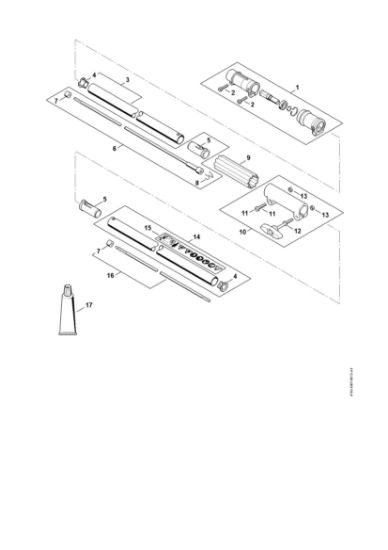 Picture of Drive tube assembly FR 131 T