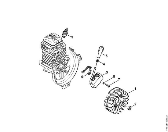 Ignition system Backpack brushcutters (FR) FR 131 T Stihl