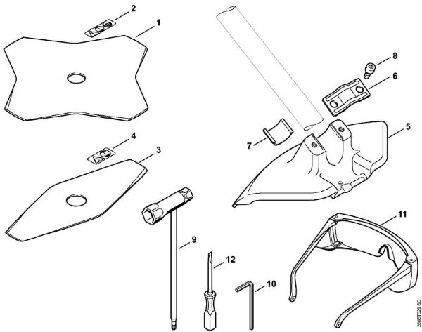 Cutting tools, Tools Backpack brushcutters (FR) FR 145 SEA Stihl