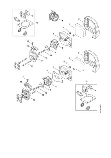Picture of Air filter, Spacer flange FR 230