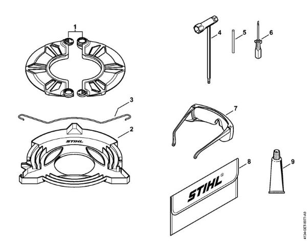 Transport guard, Tools Backpack brushcutters (FR) FR 350 Stihl