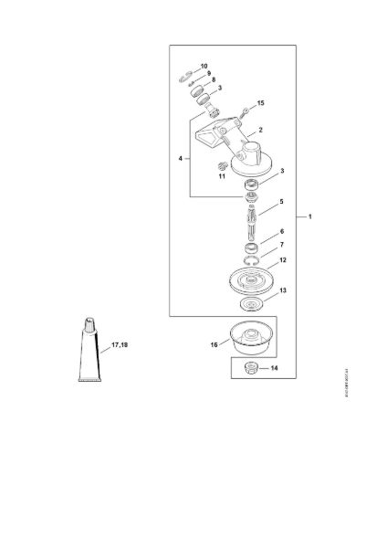 Picture of Gear head FR 410 C-E