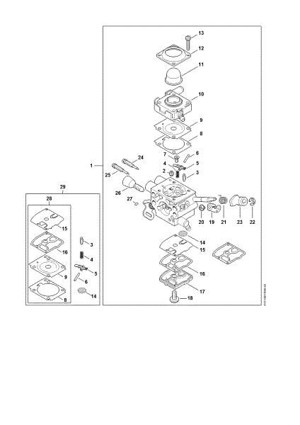 Picture of Carburetor 4147/23 FR 460 TC-E