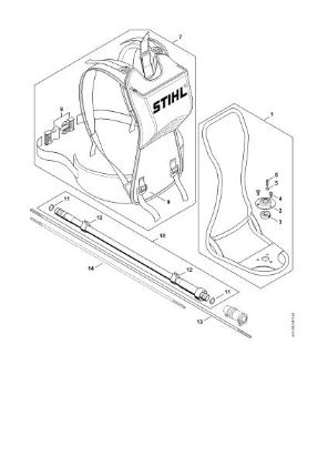 Picture of Support frame, Flexible shaft FR 460 TC-E
