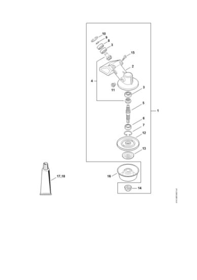 Picture of Gear head FR 460 TC-EFM