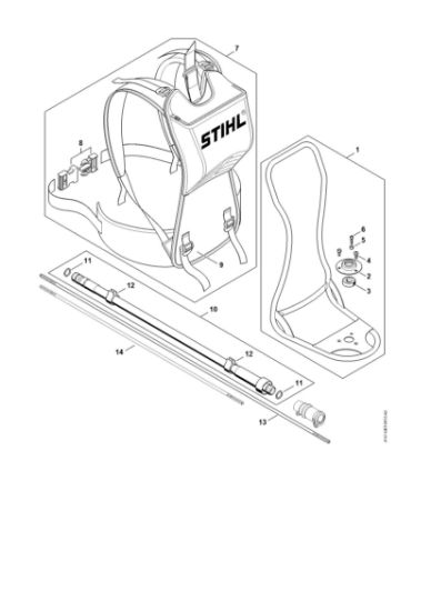 Picture of Support frame, Flexible shaft FR 460 TC-EFM