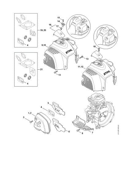 Picture of Muffler, Shroud FR 480 C-E (4147)
