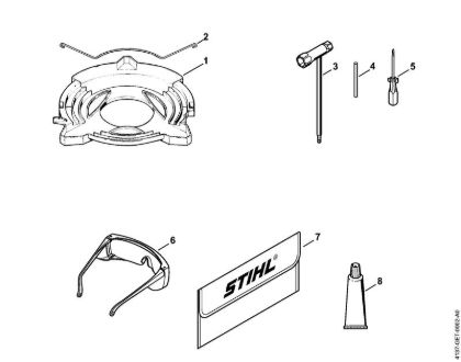 Transport guard, Tools Backpack brushcutters (FR) FR 85 Stihl