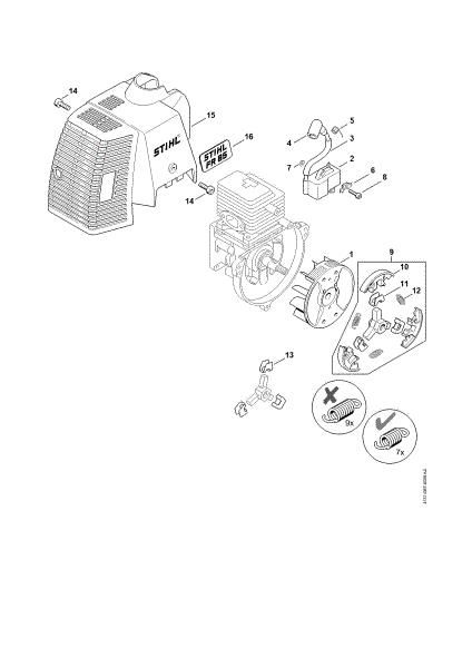 Picture of Ignition system, Clutch FR 85 T