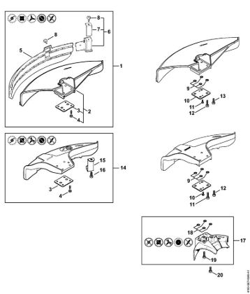 Deflector FS 100 Brushcutters (FS) FS 100 Stihl