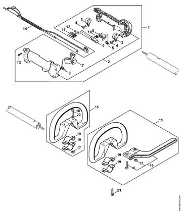Handle Brushcutters (FS) FS 100 R Stihl