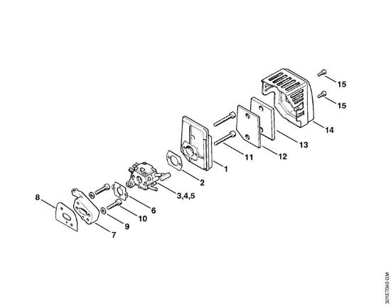 Air filter Brushcutters (FS) FS 106 Stihl