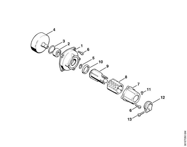 Clutch housing Brushcutters (FS) FS 106 Stihl
