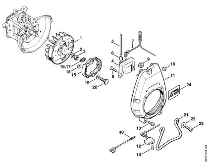 Ignition system, Clutch Brushcutters (FS) FS 106 Stihl
