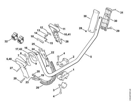 Two-handed handle bar Brushcutters (FS) FS 106 Stihl