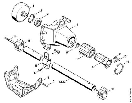 Fan housing Brushcutters (FS) FS 108 Stihl