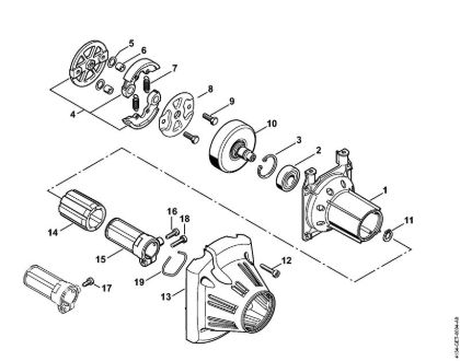 Clutch housing Brushcutters (FS) FS 120 Stihl