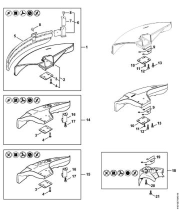 Deflector Brushcutters (FS) FS 130 Stihl