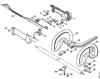 Handle Brushcutters (FS) FS 130 R Stihl