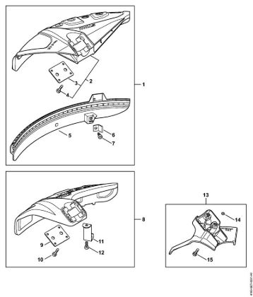 Deflector Brushcutters (FS) FS 131 R Stihl
