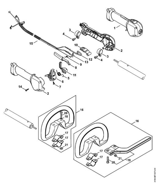Handle Brushcutters (FS) FS 131 R Stihl