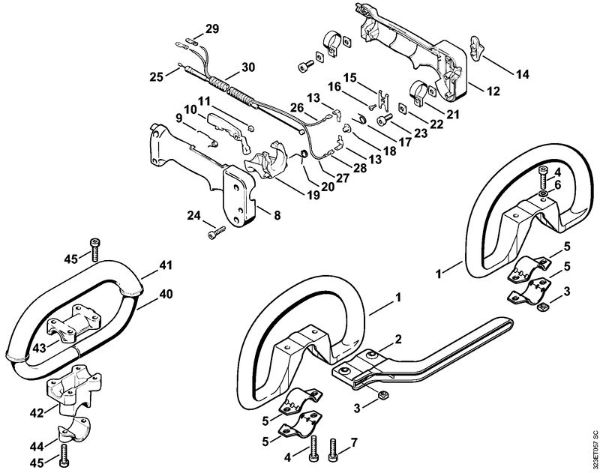 Loop handle Brushcutters (FS) FS 160 Stihl