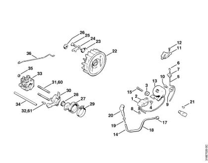 Ignition system Brushcutters (FS) FS 200 Stihl