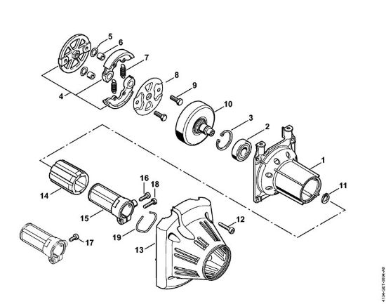 Clutch housing Brushcutters (FS) FS 200 R Stihl