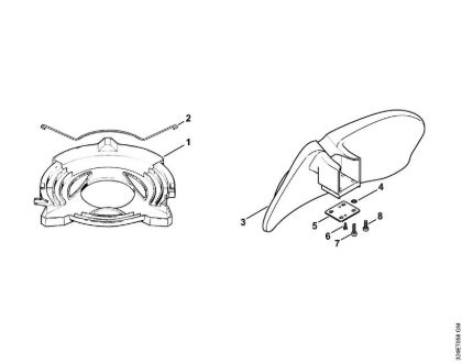 Transport guard, Shredder deflector Brushcutters (FS) FS 220 Stihl