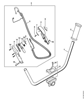Bike handle Brushcutters (FS) FS 230 Stihl
