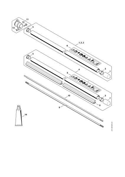 Picture of Drive tube assembly FS 230