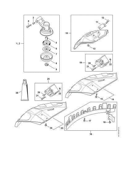Picture of Gear head, Deflector FS 230