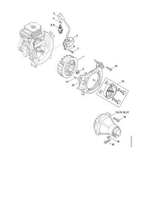 Picture of Ignition system, Clutch FS 230