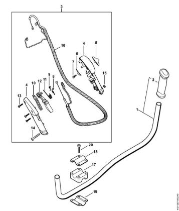 Bike handle Brushcutters (FS) FS 235 Stihl