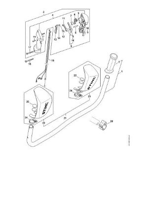 Picture of Bike handle FS 240 FS 240 C-E