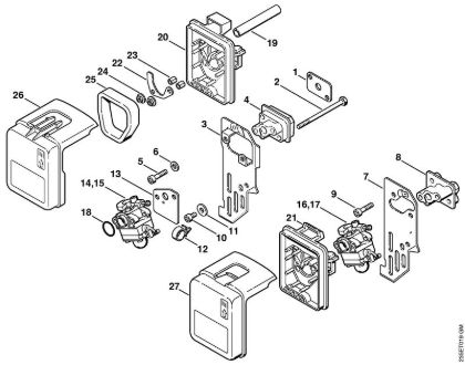 Air filter Brushcutters (FS) FS 25-4 Stihl