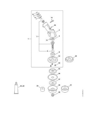Picture of Gear head FS 260 FS 260