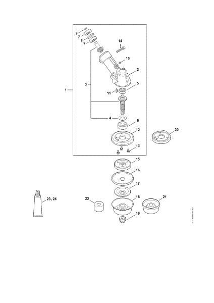 Picture of Gear head FS 260 FS 260