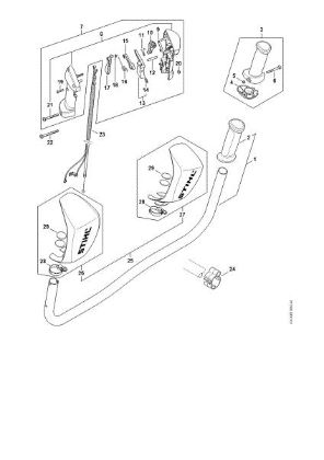 Picture of Bike handle FS 260 FS 260 C-E