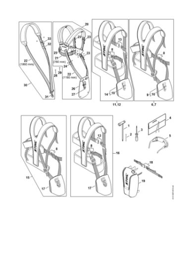 Picture of Tools, Full harness FS 260 C-E