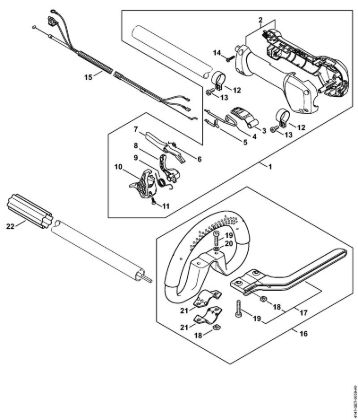 Loop handle Brushcutters (FS) FS 260 R Stihl