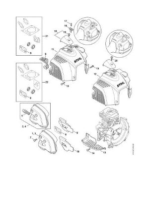 Picture of Muffler, Shroud FS 260 R