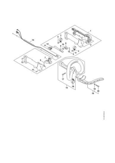 Picture of Loop handle (37.2015) FS 260 RC-E