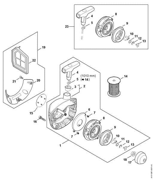 Picture of Rewind starter ErgoStart/Easy2Start FS 261 C-E