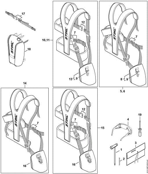 Picture of Tools, Full harness FS 261 C-E