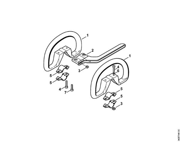 Loop handle Brushcutters (FS) FS 40 - 4130 Stihl