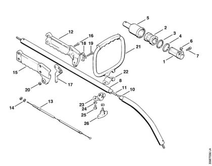Drive tube assembly Brushcutters (FS) FS 50 (4118) Stihl