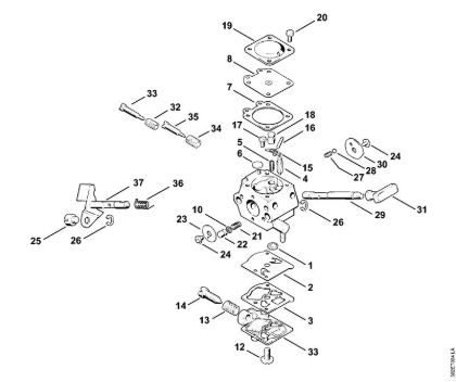 Carburetor Brushcutters (FS) FS 52 Stihl