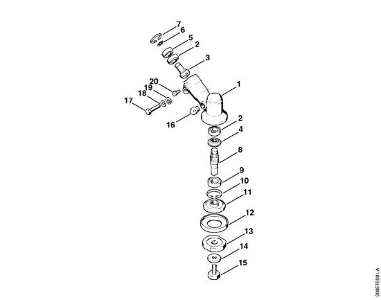 Gear head Brushcutters (FS) FS 65 Stihl