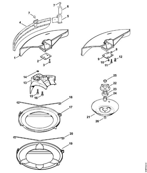 Deflector Brushcutters (FS) FS 66 Stihl